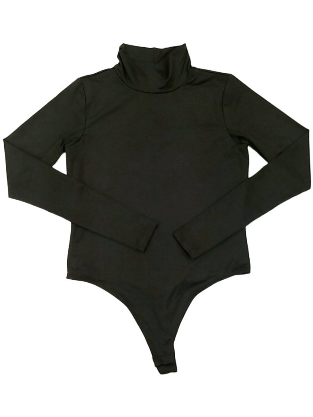 Smash + Tess Long Sleeve Turtleneck Black Bodysuit Small